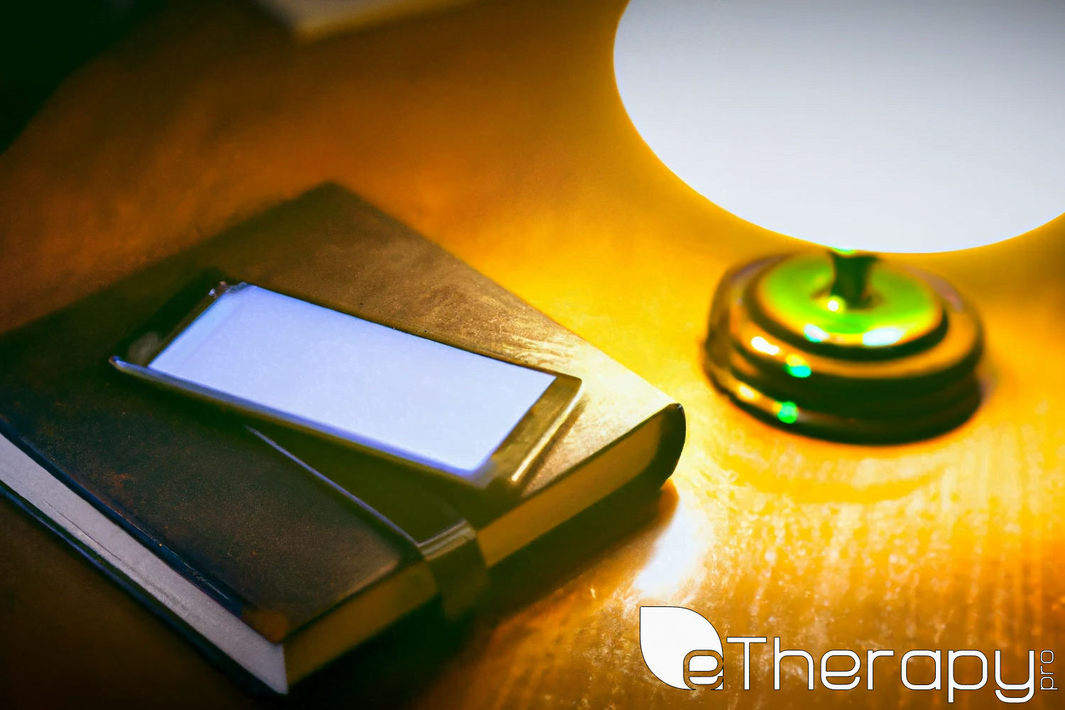 Vintage journal next to a glowing smartphone on an oak table - Is Journaling Old Fashioned or a Useful Tool