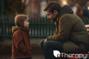 A scene showing a child looking for attention or support from a parent - What kind of parenting style do you practice?